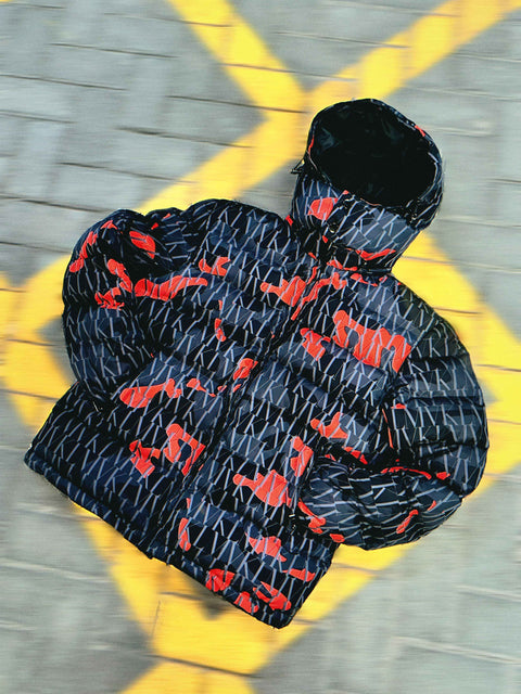 LIMITED EDITION ORIGINAL GREY CAMO PUFFER JACKET