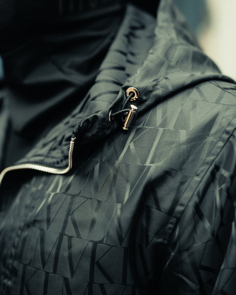 MVKL OBLIQUE WINDBREAKER  - OBSIDIAN (SHORTS INCLUDED)