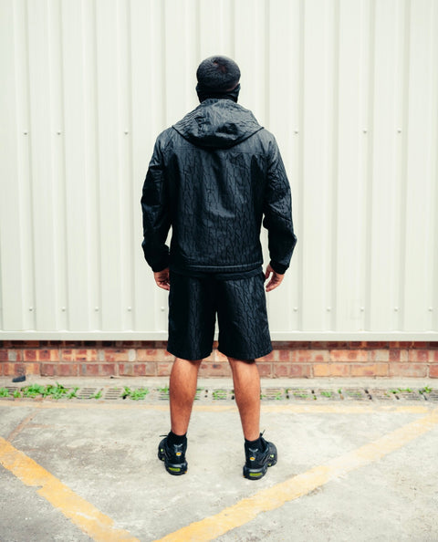 MVKL OBLIQUE WINDBREAKER  - OBSIDIAN (SHORTS INCLUDED)