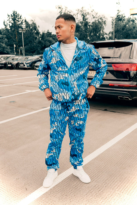MVKL BABY BLUE CAMO ZIP OFF PANT/SHORTS
