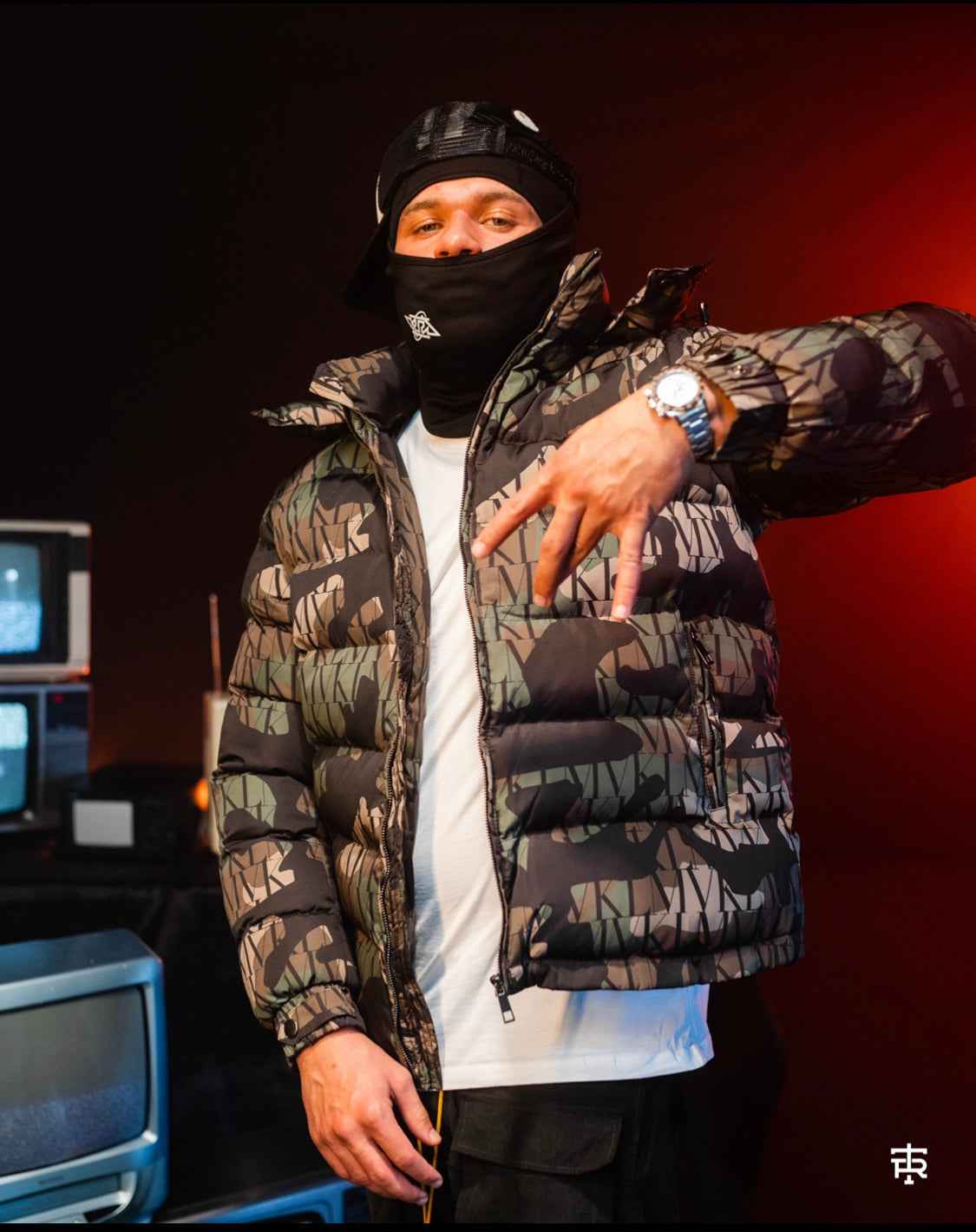 MILITANT 3IN1 CAMO PUFFER JACKET
